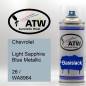 Preview: Chevrolet, Light Sapphire Blue Metallic, 26 / WA8964: 400ml Sprühdose, von ATW Autoteile West.